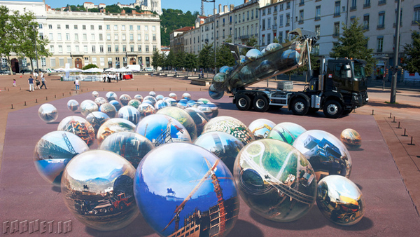 بزرگترین نقاشی سه‌بعدی خیابانی