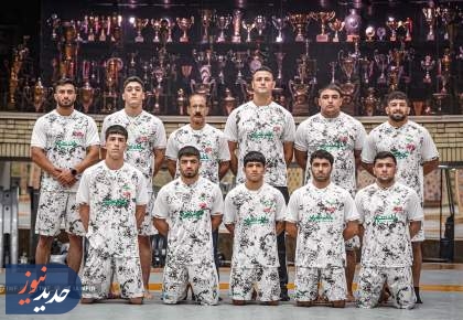 قهرمانی تیم منتخب کشتی فرنگی ایران در صربستان