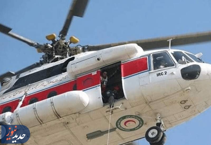 مصدومیت ۸ امدادگر هلال احمر در اثر برخورد بالگرد با کوه