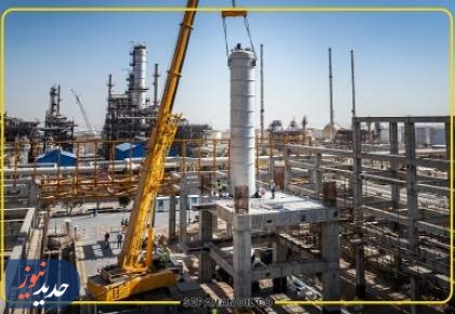 نصب تجهیزات اکستراکتورهای پروژه TDAE در پالایشگاه نفت سپاهان