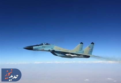 پرواز جنگنده میگ 29 ارتش بر فراز تهران